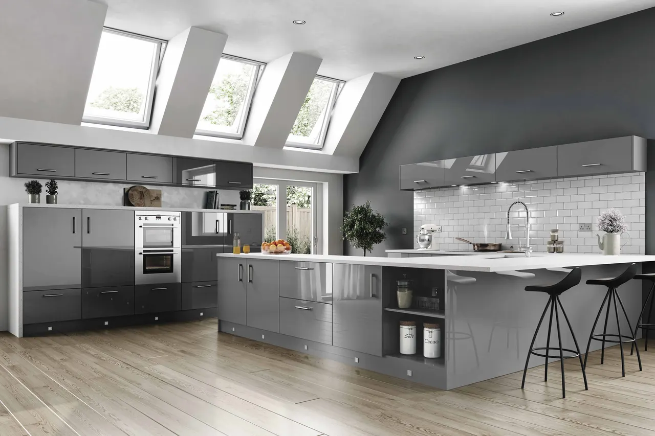 Avila High Gloss — Dust Grey